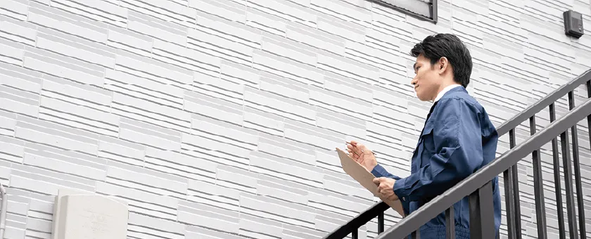 専門の職人による施工